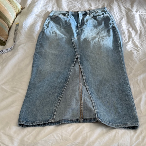 Ariat Claire Light Blue Pencil Skirt - Picture 3 of 9